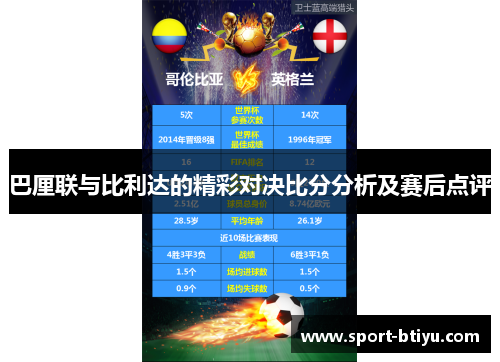 巴厘联与比利达的精彩对决比分分析及赛后点评